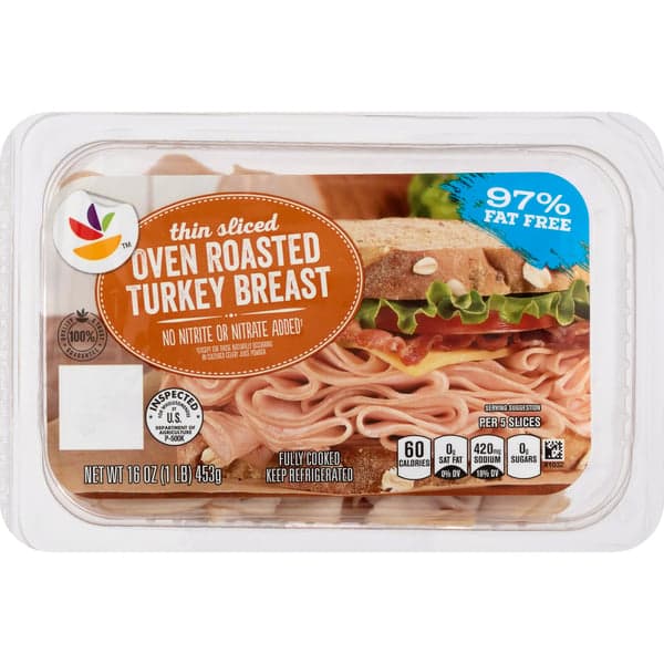 Stop & Shop Turkey Breast Oven Roasted Thin Sliced