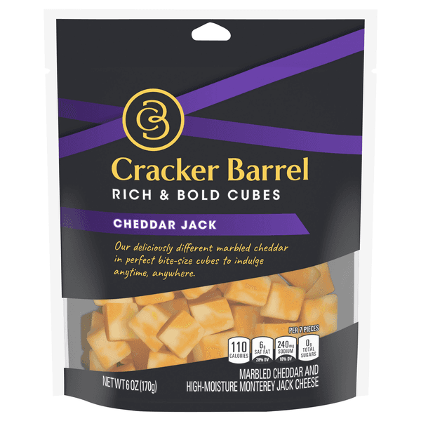 Cracker Barrel Cheddar Jack Cheese Cubes