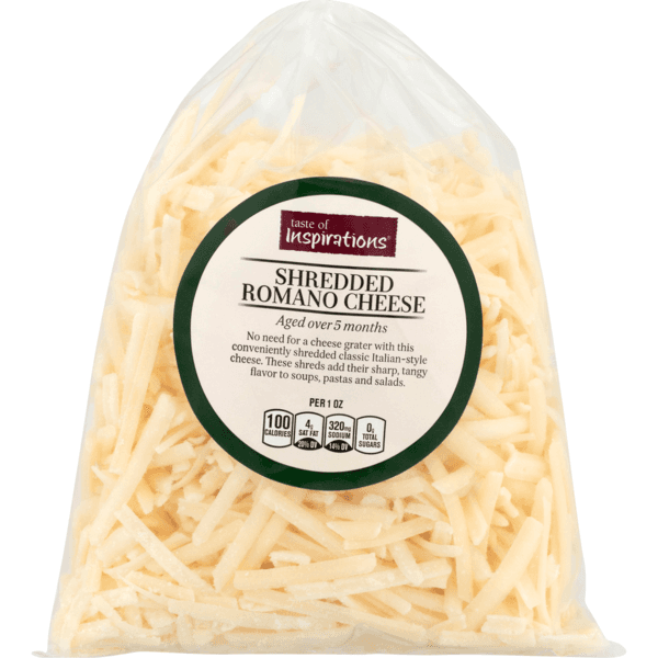 Taste Of Inspirations Romano Cheese Shredded