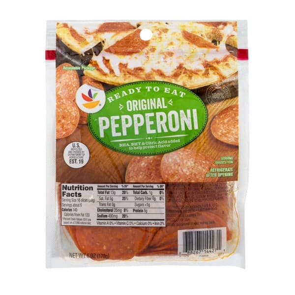 Stop & Shop Ready To Eat Sliced Pepperoni