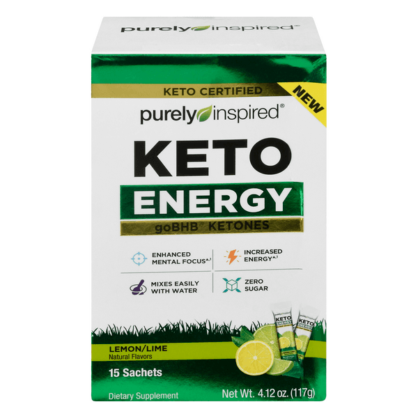 Purely Inspired Keto Energy Dietary Supplement Lemon/Lime