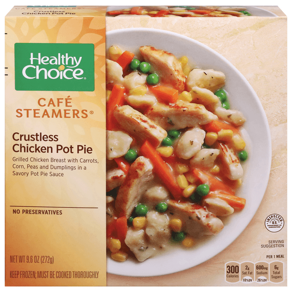 Healthy Choice Cafe Steamers Crustless Chicken Pot Pie