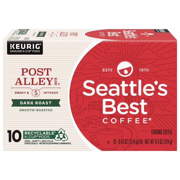 Seattle'S Best Coffee Post Alley Blend Dark Roast K