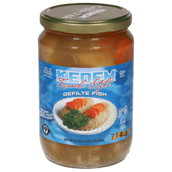 Kedem Gefilte Fish Israeli Style No Egg Yolk No Msg