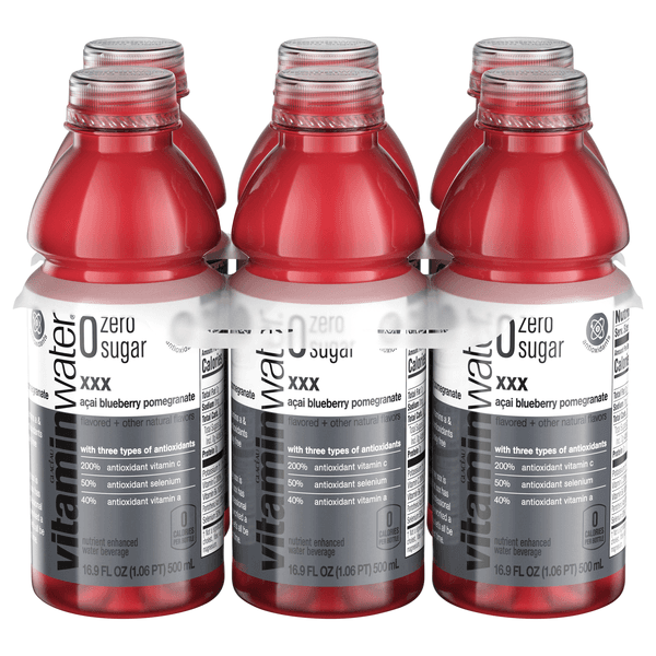 Vitaminwater Zero Water Beverage Nutrient Enhanced Acai Blueberry Pomegranate