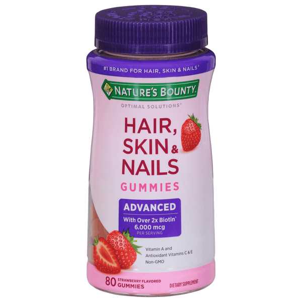 Nature'S Bounty Optimal Solutions Advanced Hair Skin And Nails Gummies