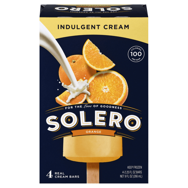 Solero Indulgent Cream Bars Orange