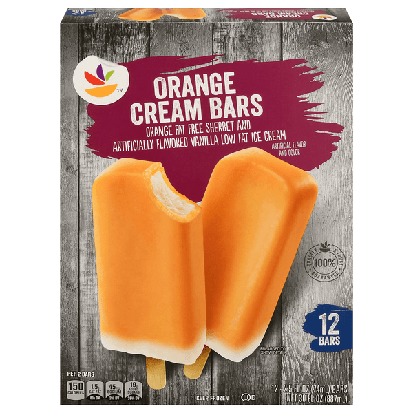 Stop & Shop Cream Bars Orange