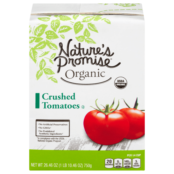 Nature'S Promise Organic Tomatoes Crushed