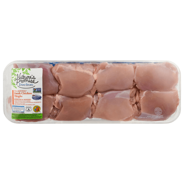 Nature'S Promise Natural Boneless Skinless Chicken Thighs Fresh