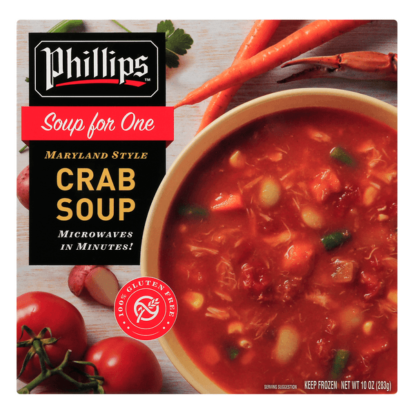 Phillips Maryland Style Crab Soup For One Gluten Free