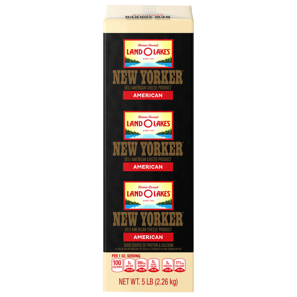 Land O Lakes New Yorker Deli American Cheese White (Regular Sliced