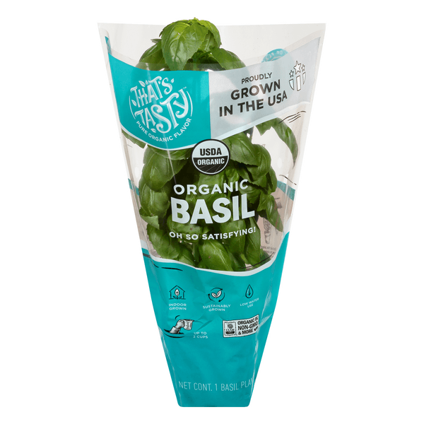 Soli Organic Basil Plant In Soil