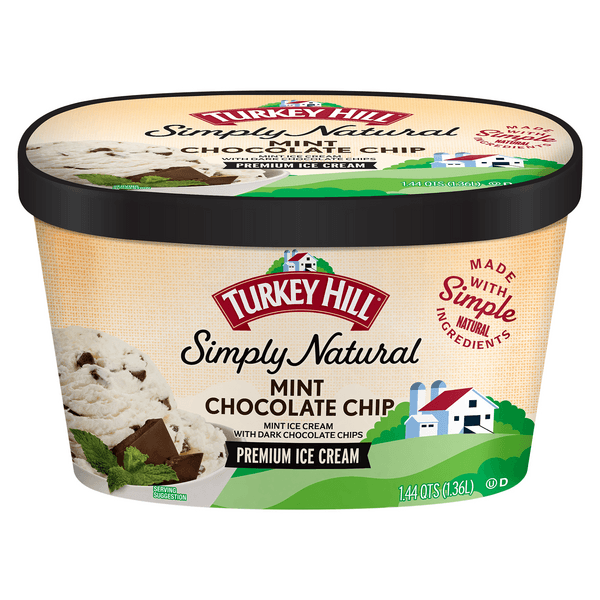Turkey Hill Simply Natural Mint Chocolate Chip Ice Cream