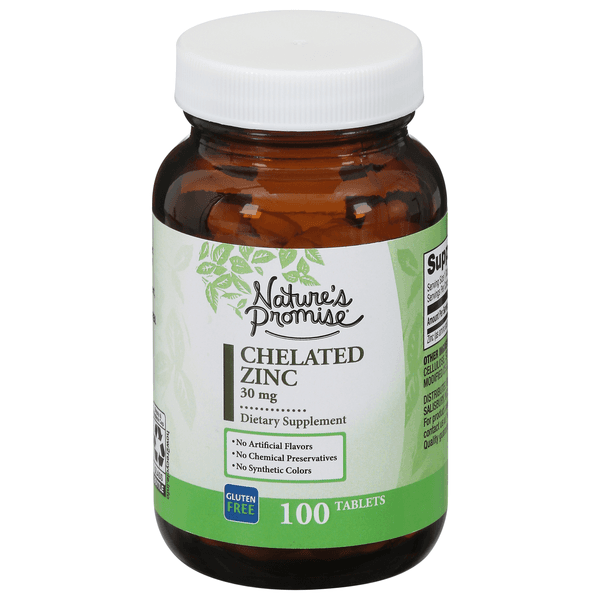 Nature'S Promise Chelated Zinc Tablets Gluten Free