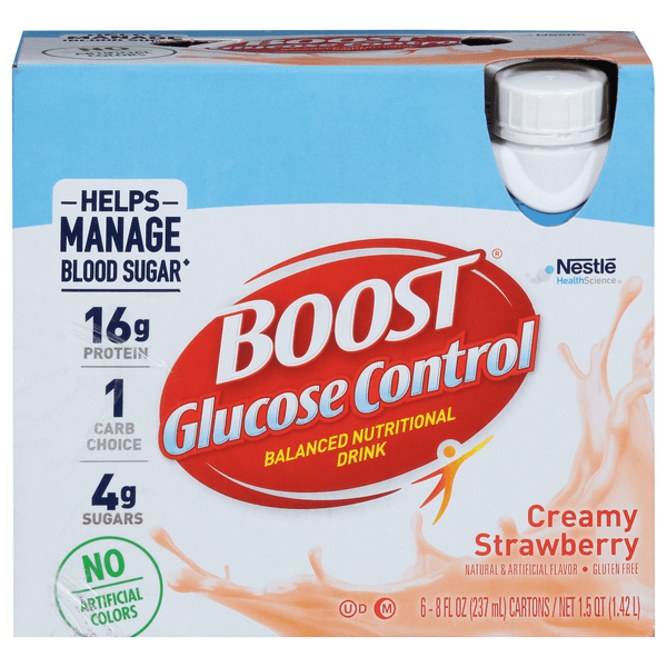 Boost Glucose Control Creamy Strawberry Nutritional Drink