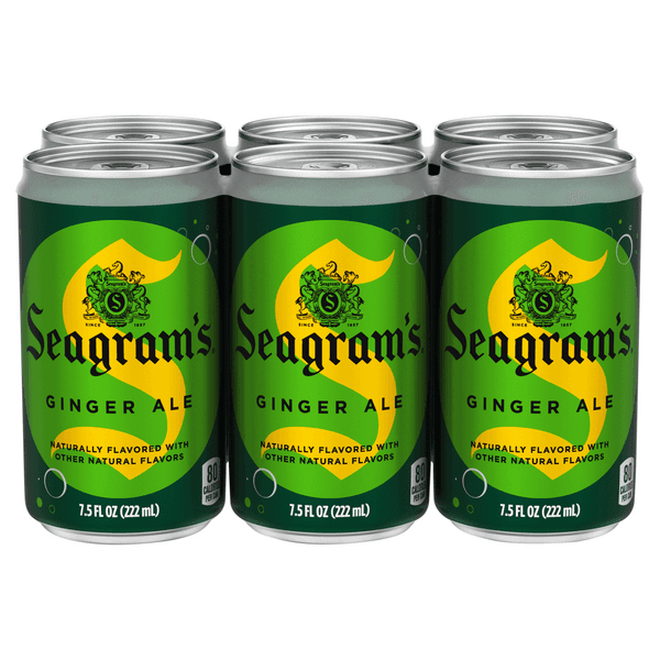 Seagrams Soda Pop Ginger Ale In Mini Cans