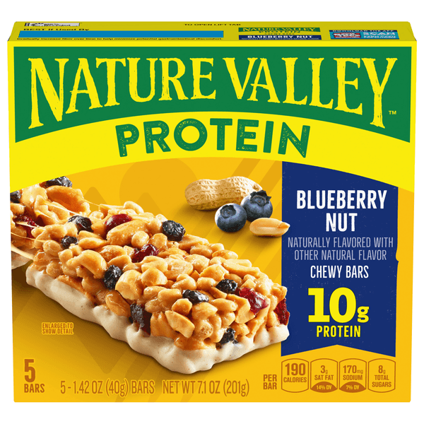 Nature Valley Protein Blueberry Almond Chewy Granola Bar
