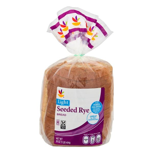 Stop & Shop Rye Bread Seeded Light