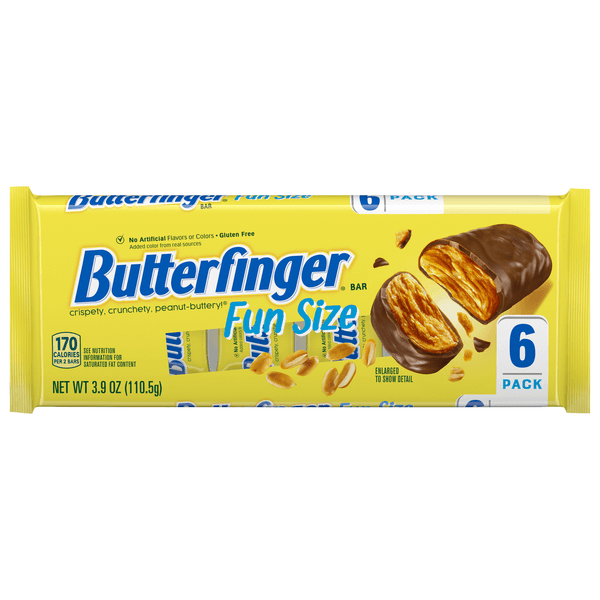 Butterfinger Peanut Butter Candy Bars Fun Size