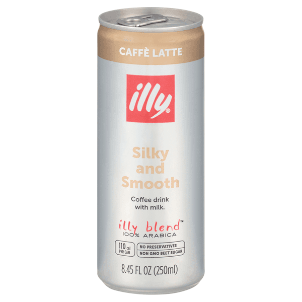Illy Caffe Latte Coffee Drink With Milk