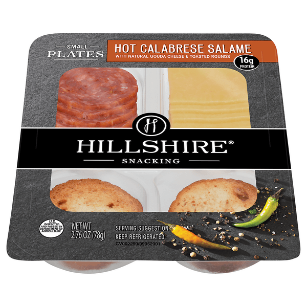 Hillshire Snacking Small Plates Hot Calabrese Salame With Gouda Cheese