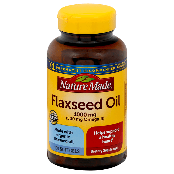 Nature Made Flaxseed Oil Softgels