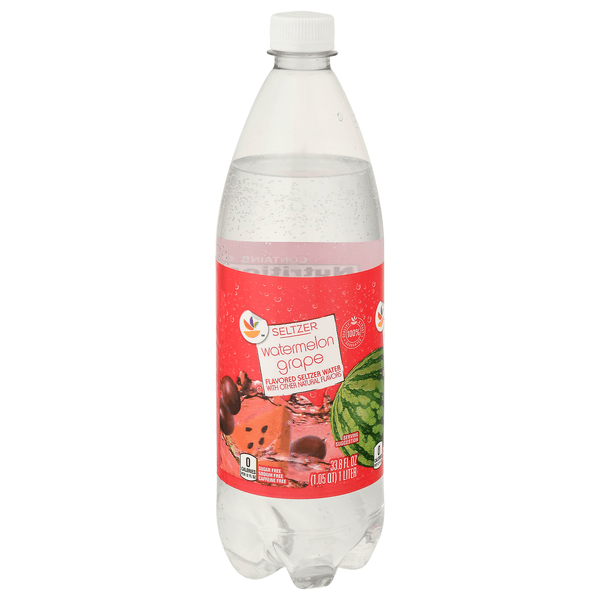 Stop & Shop Watermelon Grape Seltzer Water