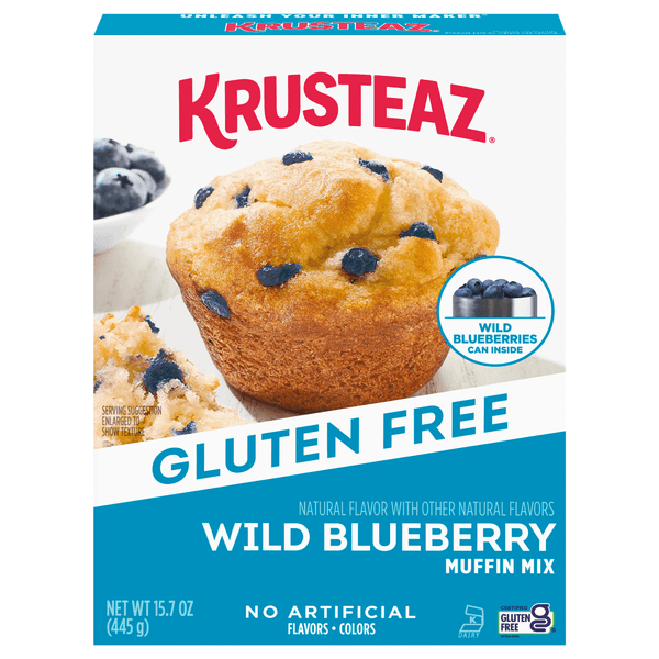 Krusteaz Gluten Free Blueberry Muffin Mix