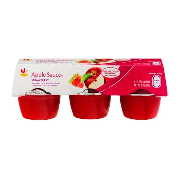 Giant Applesauce Cups Strawberry