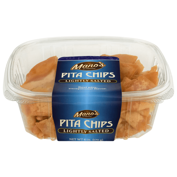 Mano'S Pita Chips Lightly Salted