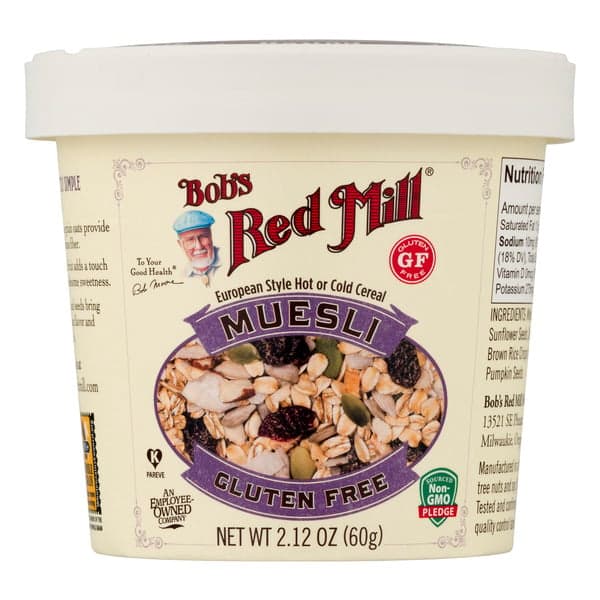 Bob'S Red Mill Muesli European Style Hot Or Cold Cereal Gluten Free