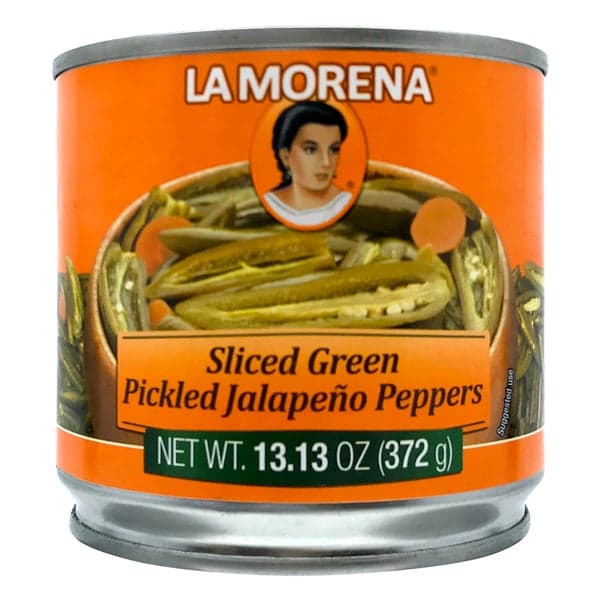 La Morena Sliced Green Pickled Jalapeno Peppers