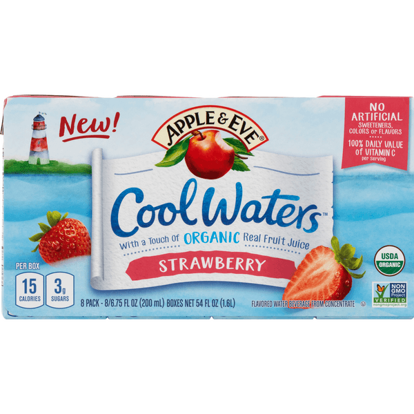 Apple & Eve Cool Waters Beverage Strawberry Organic