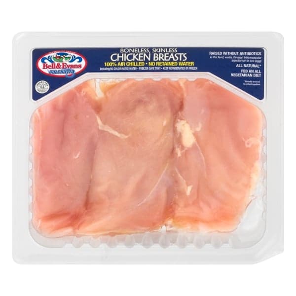Bell & Evans Air Chilled Chicken Breasts Boneless Skinless Fresh