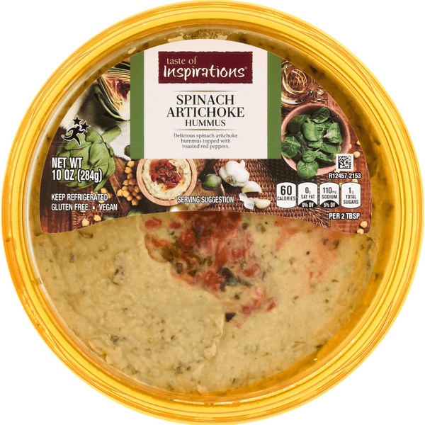 Taste Of Inspirations Hummus Spinach Artichoke