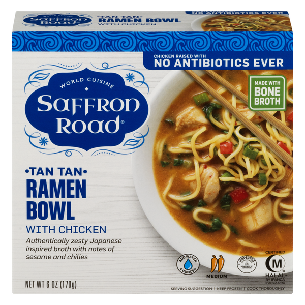 Saffron Road Tan Tan Ramen Bowl With Chicken