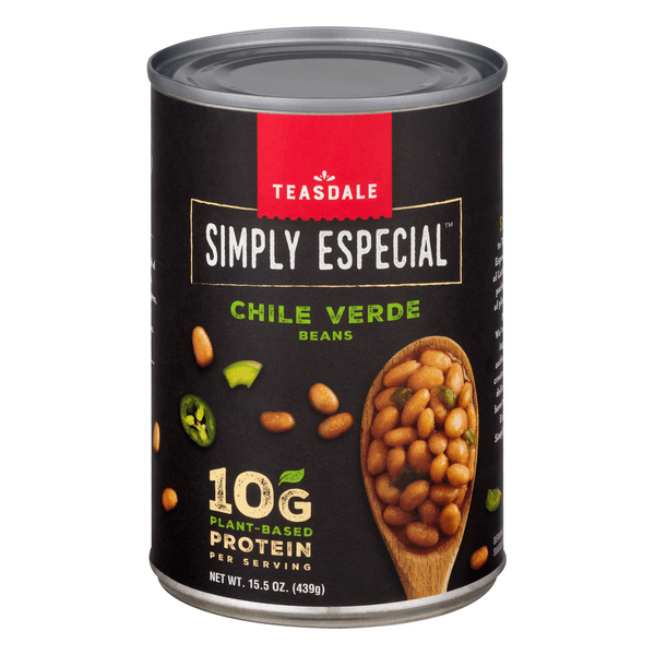 Teasdale Simply Especial Beans Chile Verde