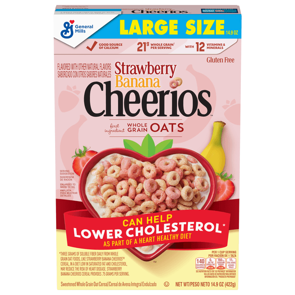 General Mills Limited Edition Strawberry Banana Cheerios