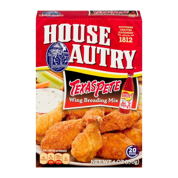 House Autry Wing Breading Mix Texas Pete