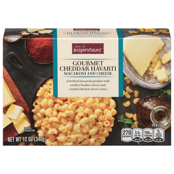 Taste Of Inspirations Gourmet Macaroni & Cheese Cheddar Havarti