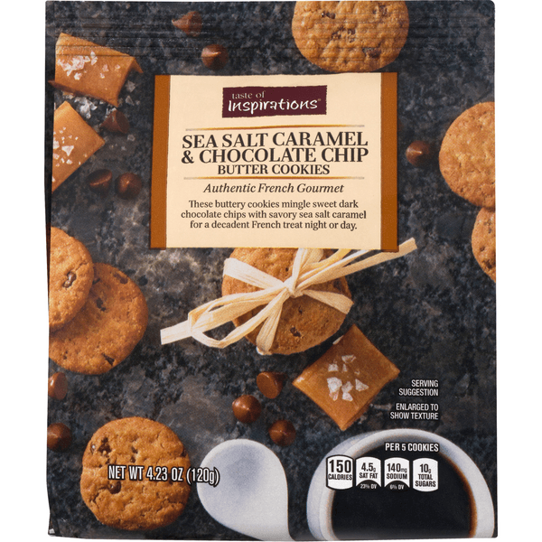 Taste Of Inspirations Butter Cookies Sea Salt Caramel & Chocolate Chip