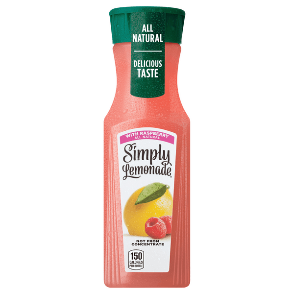 Simply Lemonade Juice All Natural With Raspberry