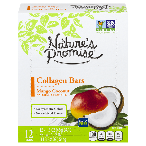 Nature'S Promise Collagen Bars Mango Coconut