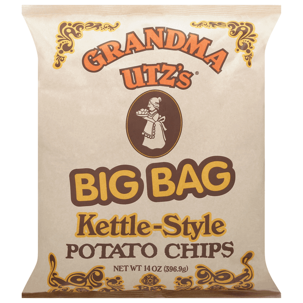 Grandma Utz'S Big Bag Potato Chips Kettle-Style