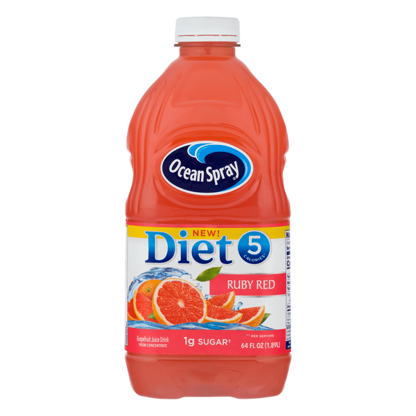 Ocean Spray Juice Drink Ruby Red Diet