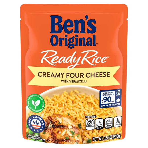 Ben's Original Ready Rice, Creamy Four Cheese