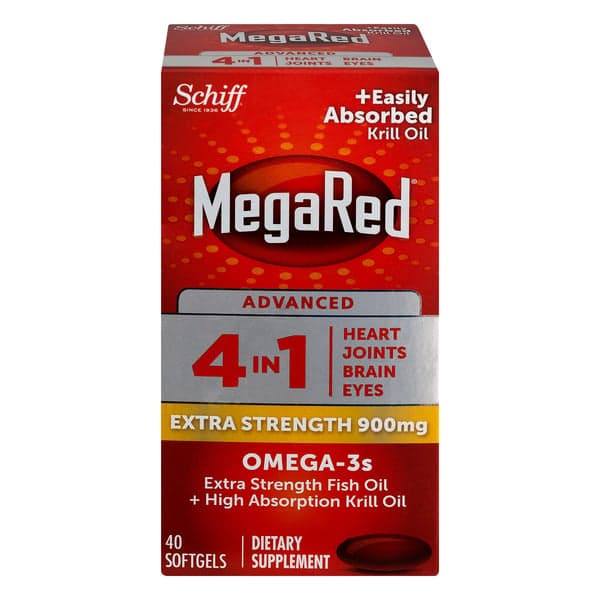 Megared Advanced 4 In 1 Omega-3S Dietary Supplement Softgels
