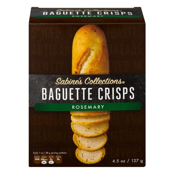 Sabine'S Collections Baguette Crisps Rosemary