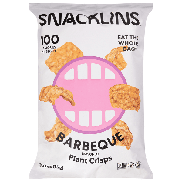Snacklins Plant Crisps Barbeque Seasoned